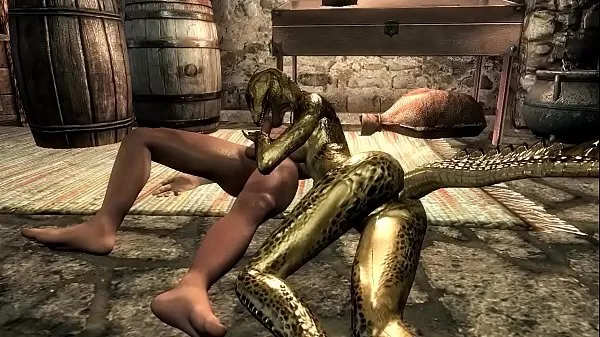 XXX Female argonian gets laid with a guard najlepších klipov