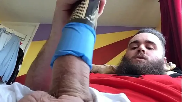 XXX Wanking With A Home Made Fleshlight (DIY topklip