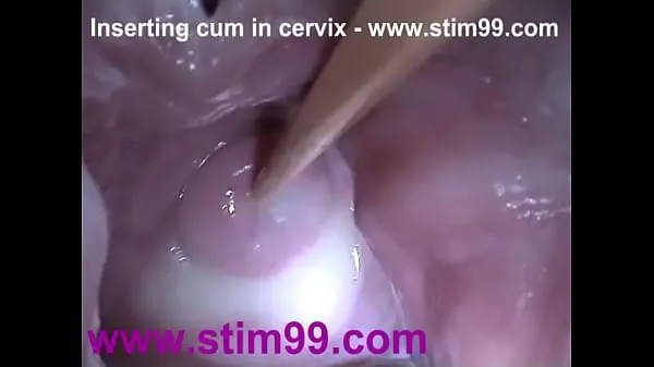XXX Insertion Semen Cum in Cervix Wide Stretching Pussy Speculum top Clips