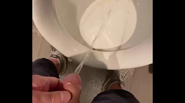 XXX Tiny useless foggot cock pee in toilet top Clips