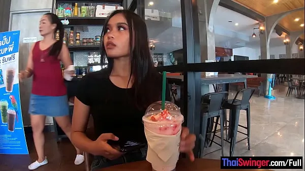 XXX Starbucks Coffee cita con hermosa novia asiática de gran culo clips principales