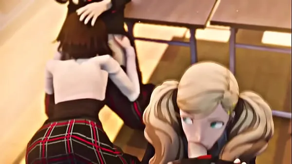 XXX amateurthrowaway] Ann Takamaki und Makoto Niijima lutschen im Unterricht Schwänze (Persona 5Top-Clips