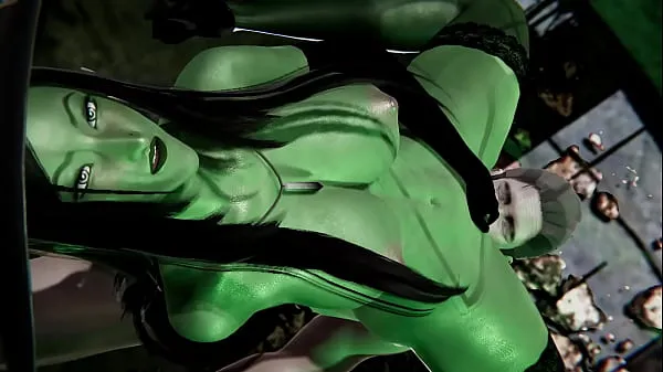 XXX Cuming inside witch Gruntilda on Halloween night - 3D Porn toppklipp