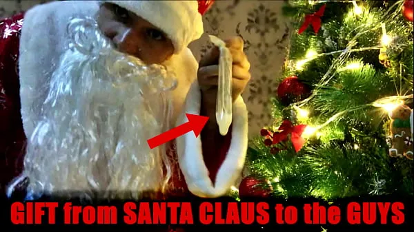 XXX Bad SANTA CLAUS wishes you Merry Christmas! Happy New Year!!! Dirty talk! Christmas gay cum principais clipes