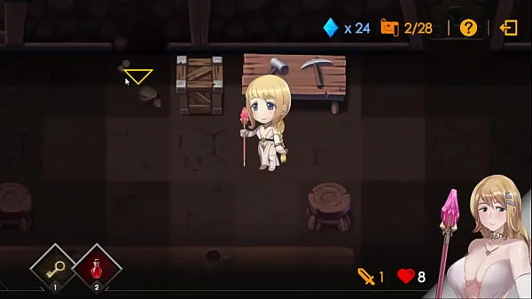 XXX HGame-Escape Dungeon-1~Hanging around in the dungeon for too long triggers an easter egg plot,Fucked by an Orc and a Ratman Threesome en iyi Klipler