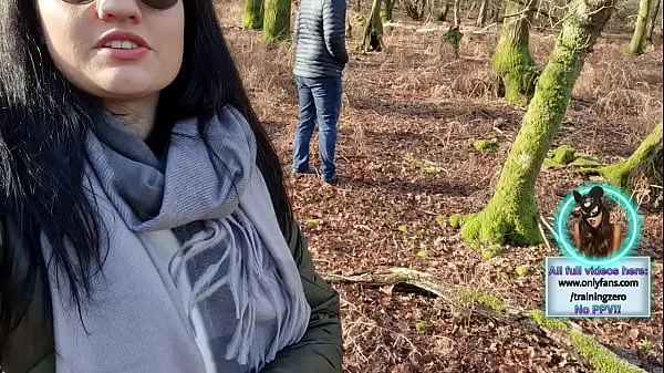 XXX Alentine's Day Pegging in the Woods Surprise Woodland Public Femdom FLR Bondage BDSM VÍDEO COMPLETO Training Zero Strapon principais clipes