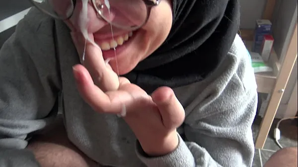 XXX teen muslim student is shocked by the amount of cum top Clips
