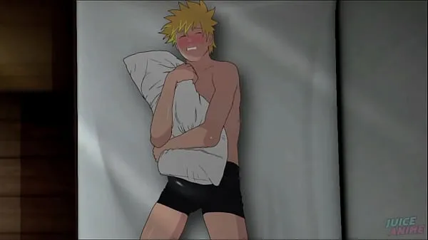 XXX gay) Naruto rubbing his hot dick on the pillow - Bara Yaoi toppklipp