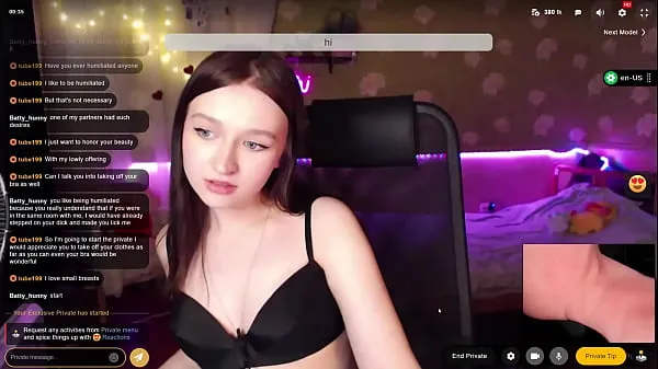 XXX Cute Raven Hair Teen Shocked by Older Fat Man worshipping her with CBT in a Cam2Cam show лучших клипов
